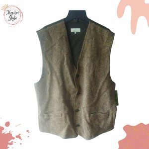NEW Jimmy Hourihan Ireland Wool donegal Tweed Vest
